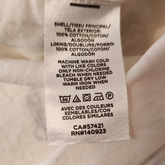 LOFT Sleep Seashell Star Fish Women’s Medium White Bow Tie Straps Top Blouse - Picture 7 of 10